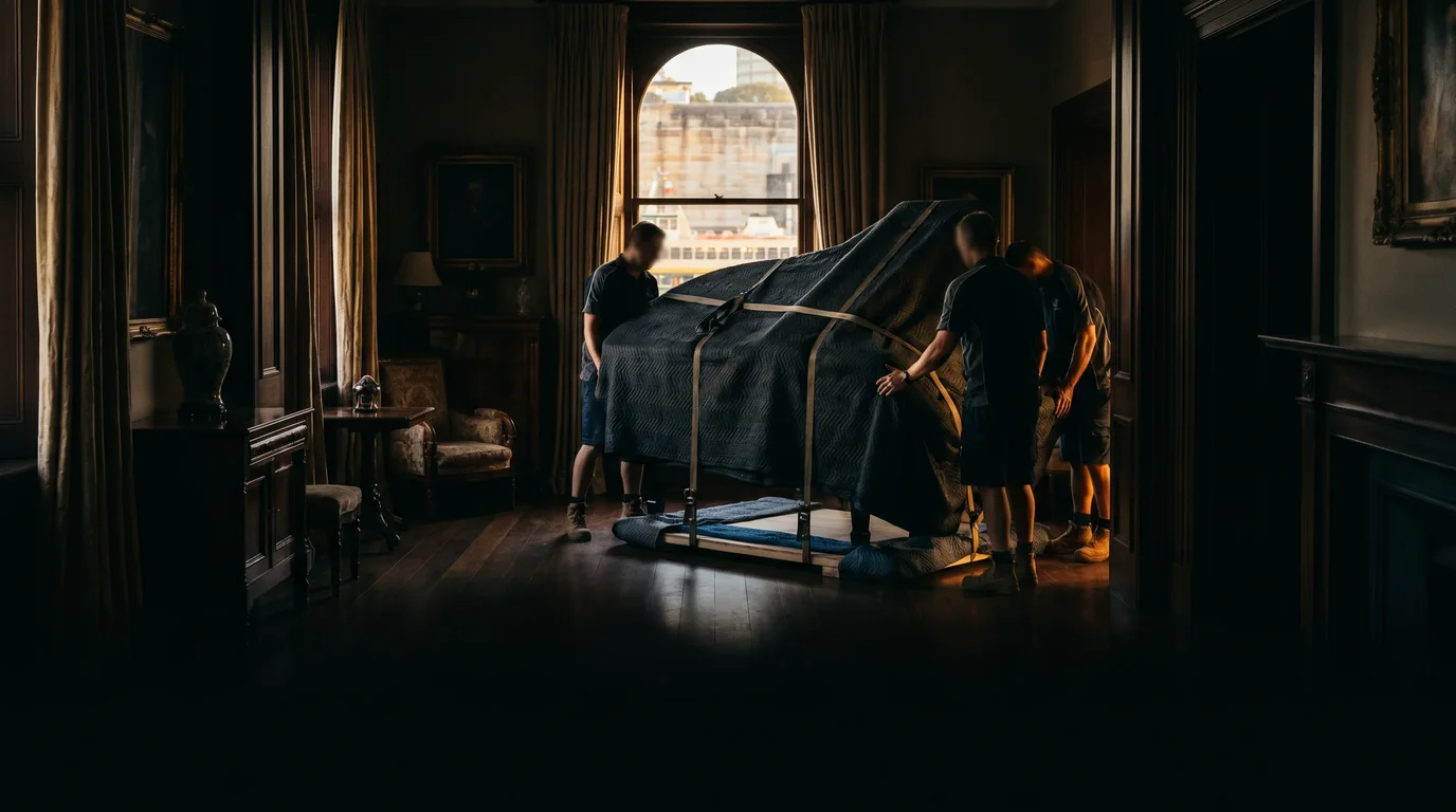 Moving a Grand Piano in the Eastern Harbour: what actually happens on the day
